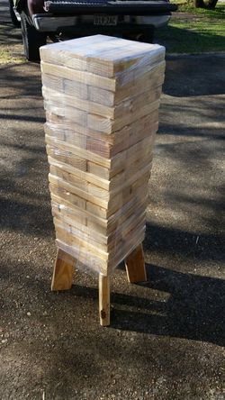 Giant jenga game