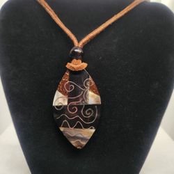 Leather Strap Necklace
