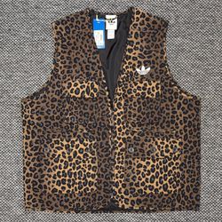 ADIDAS LEOPARD BRONZE STRATA VEST SIZE X-LARGE