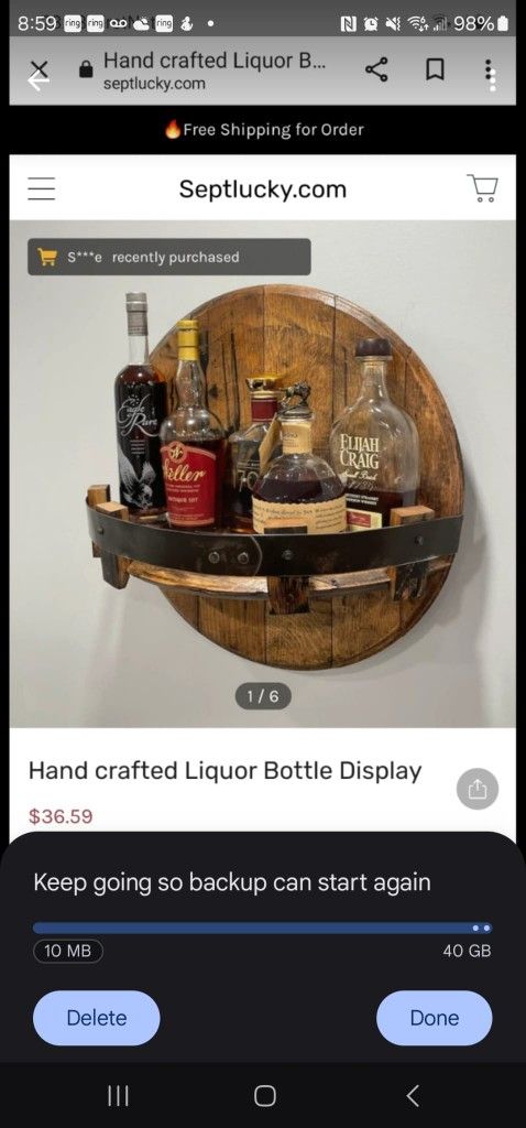 Barrel Self Bar