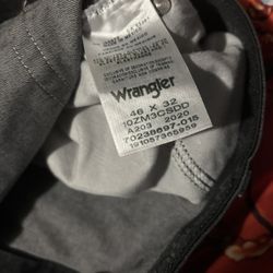 Charcoal Wrangler Men’s Jeans 