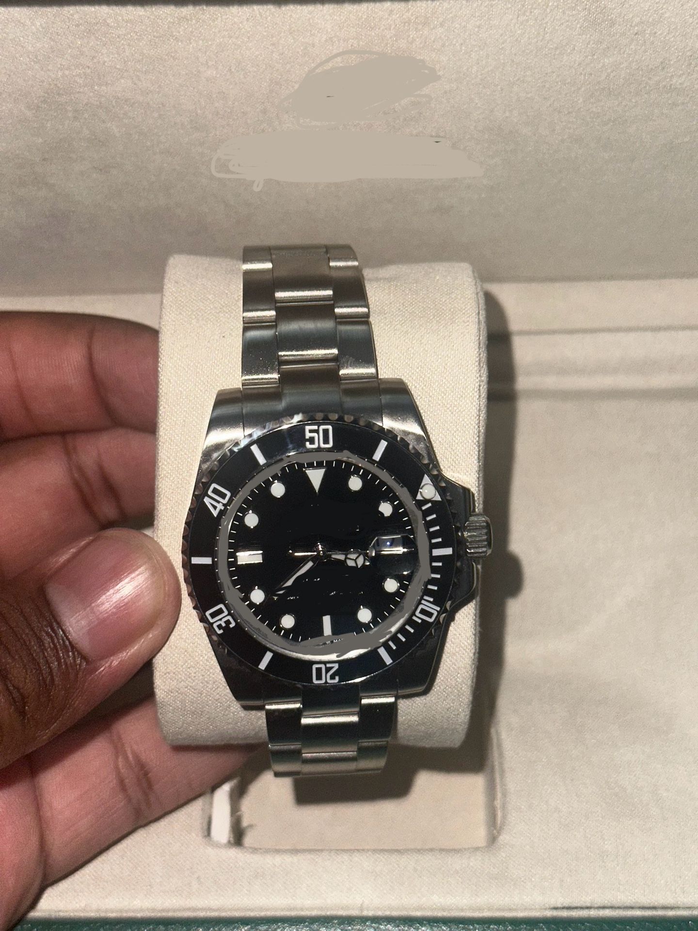 Luxury 41mm Automatic Dive Watch – Stainless Steel