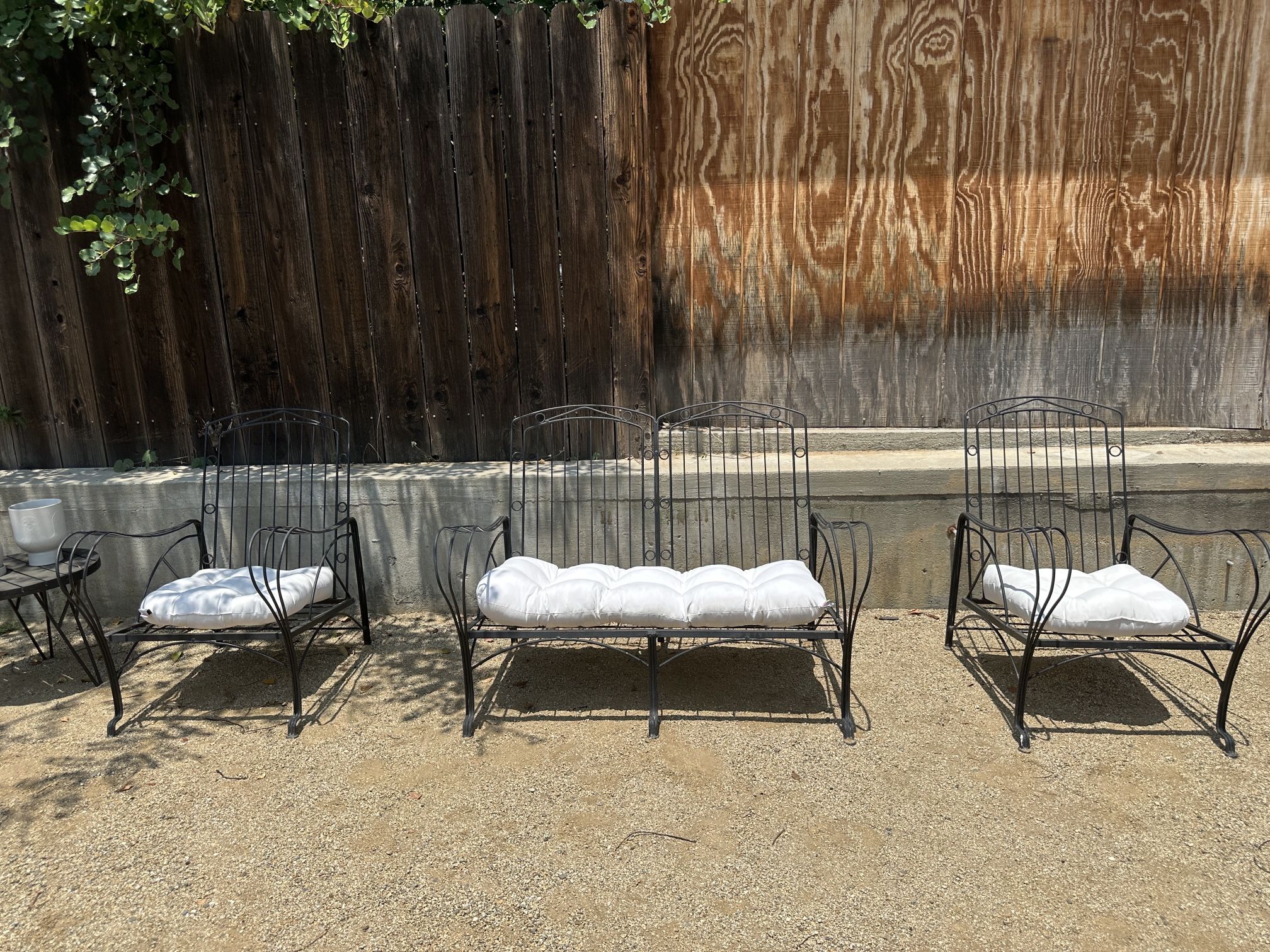 Patio Set With Sunbrella Cushions