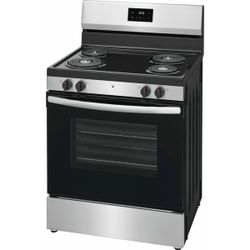 Frigidaire 30 Inch Freestanding Electric Range with 4 Coil Elem., mod.FCRC3012BS