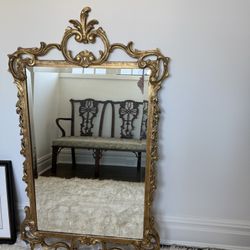Gold Frame Mirror 