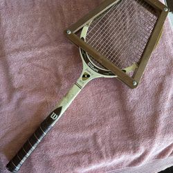 Vintage Wilson Tennis Racket - EMBASSY Speed Flex Fibre Face