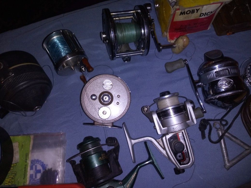 Fishing reels ..rods..spinners..bait n more