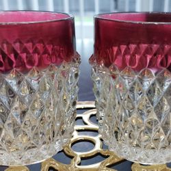 Diamond Point Indiana Cocktail Glasses