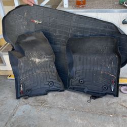 weather tech front row and trunk mats