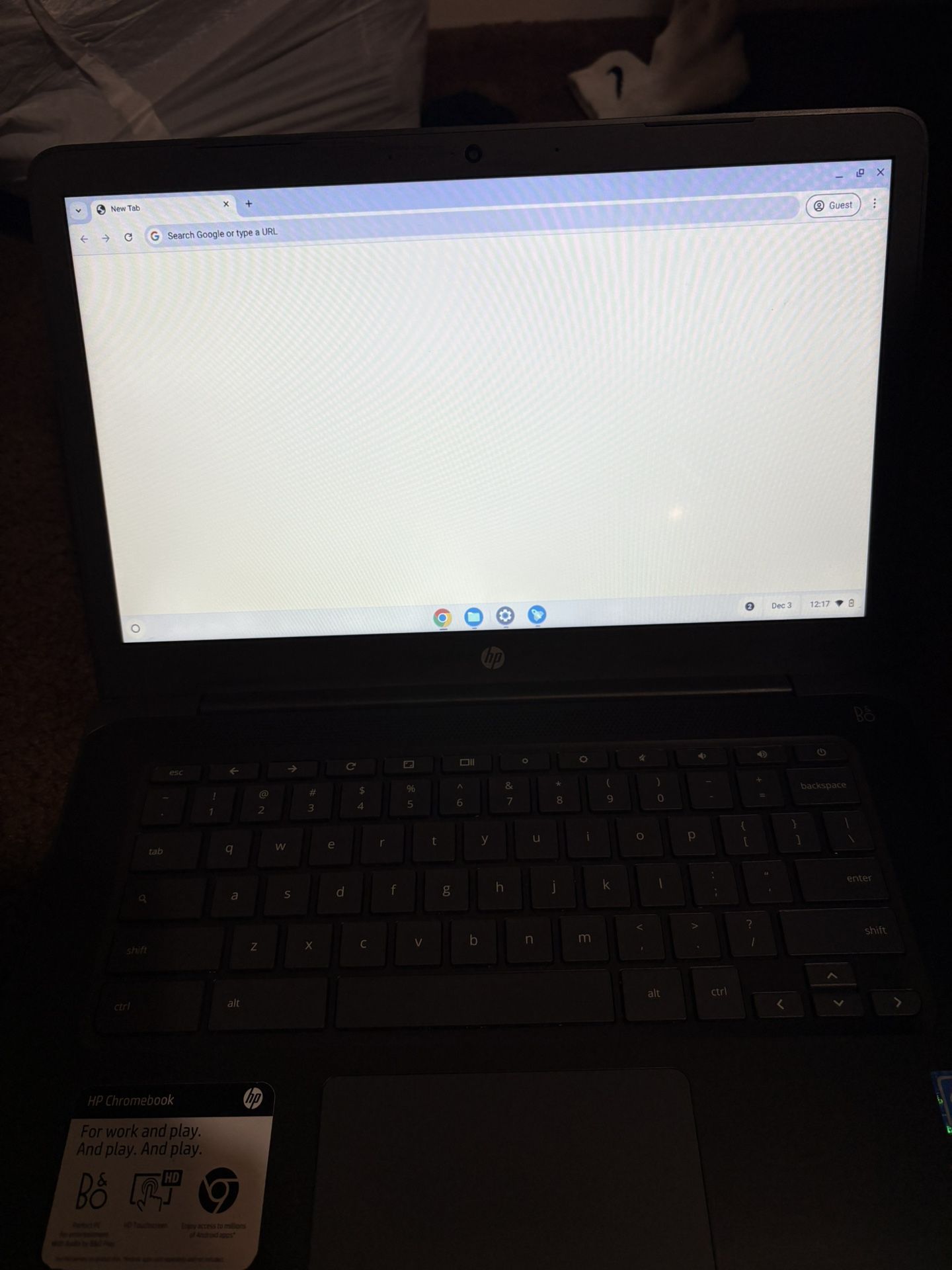 HP Chromebook 14 (Touchscreen) – 4GB RAM / 32GB – Excellent Condition + Charger 