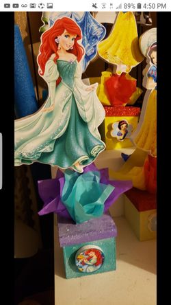 PRINCESS THEME CENTER PIECES
