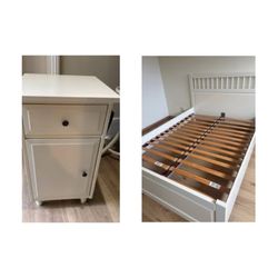 Full Size Bed frame and 1 Nightstand