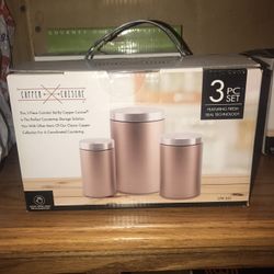 Copper Cuisine Canister Storage Set 