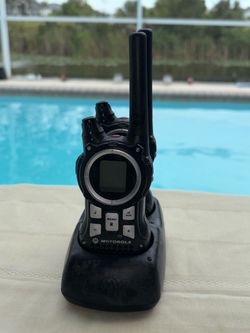 Motorola Two-Way Radio with Charging Dock