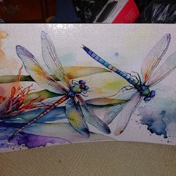 "Painted Beautiful Dragonfly Puzzle", Snuqevc