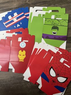 Marvel Party Favor Boxes