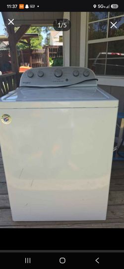 Whirlpool washing machine and dryer set