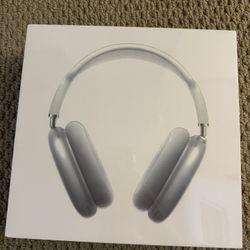 New Unopened Box AirPods Max Silver White Band 