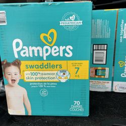 Pampers Swaddlers Active Baby Diapers Size 7 (41+ Lbs)