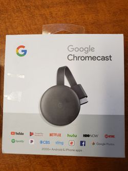 Google Chromecast 3rd Generation HDMI Media Streaming