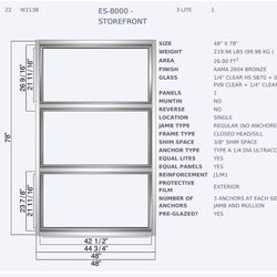 Brand New ESW Windows. Impact Top Of Line Product.