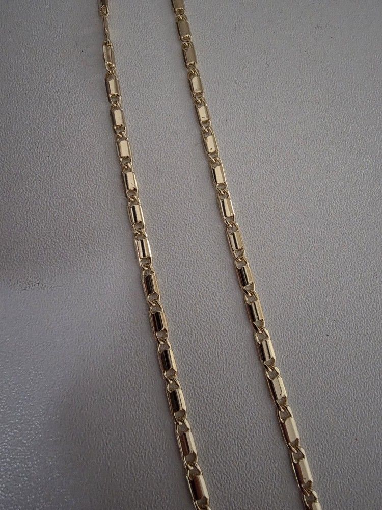 16 inch Valentini Gold chain brass/gold filled