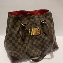 Authentic Louis Vuitton Hampstead Damier Shoulder Bag