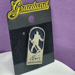 Elvis Presley On Stage Graceland Collectible Pin