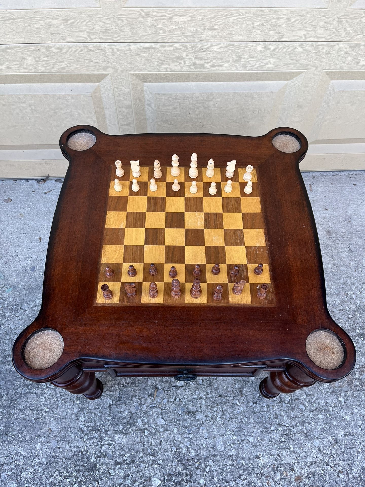 Vintage Chess Table