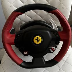 Xbox One Gaming Steering wheel With Gas Pedal