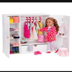 Our Generation Doll Closet And Bed 