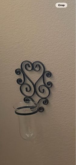 Wall candle holder - $20