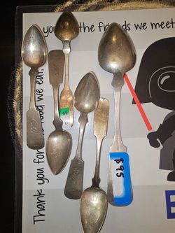 Antique spoons and forks