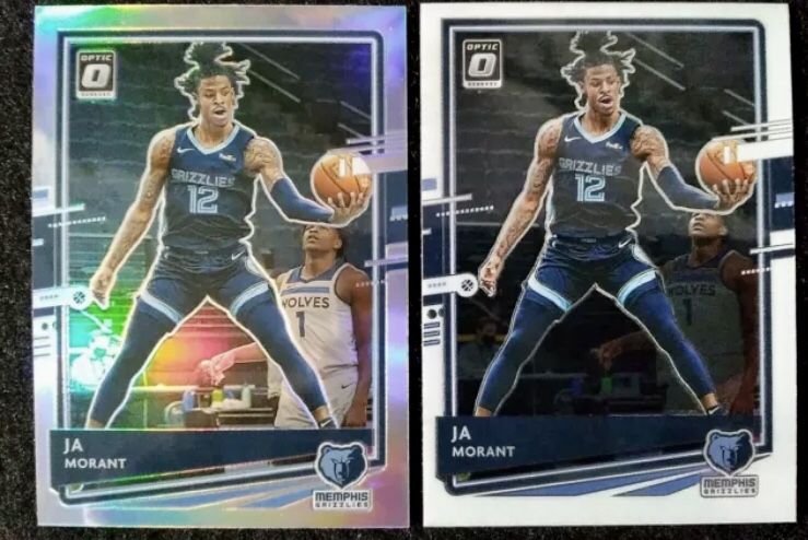 20-21 Donruss Optic Ja Morant Silver Holo/base