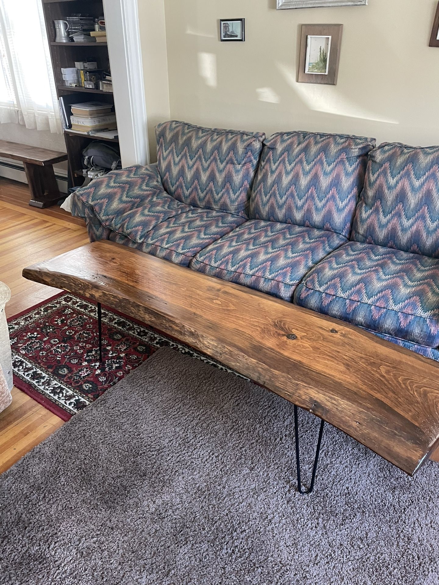 Natural Live Edge Pine Coffee table