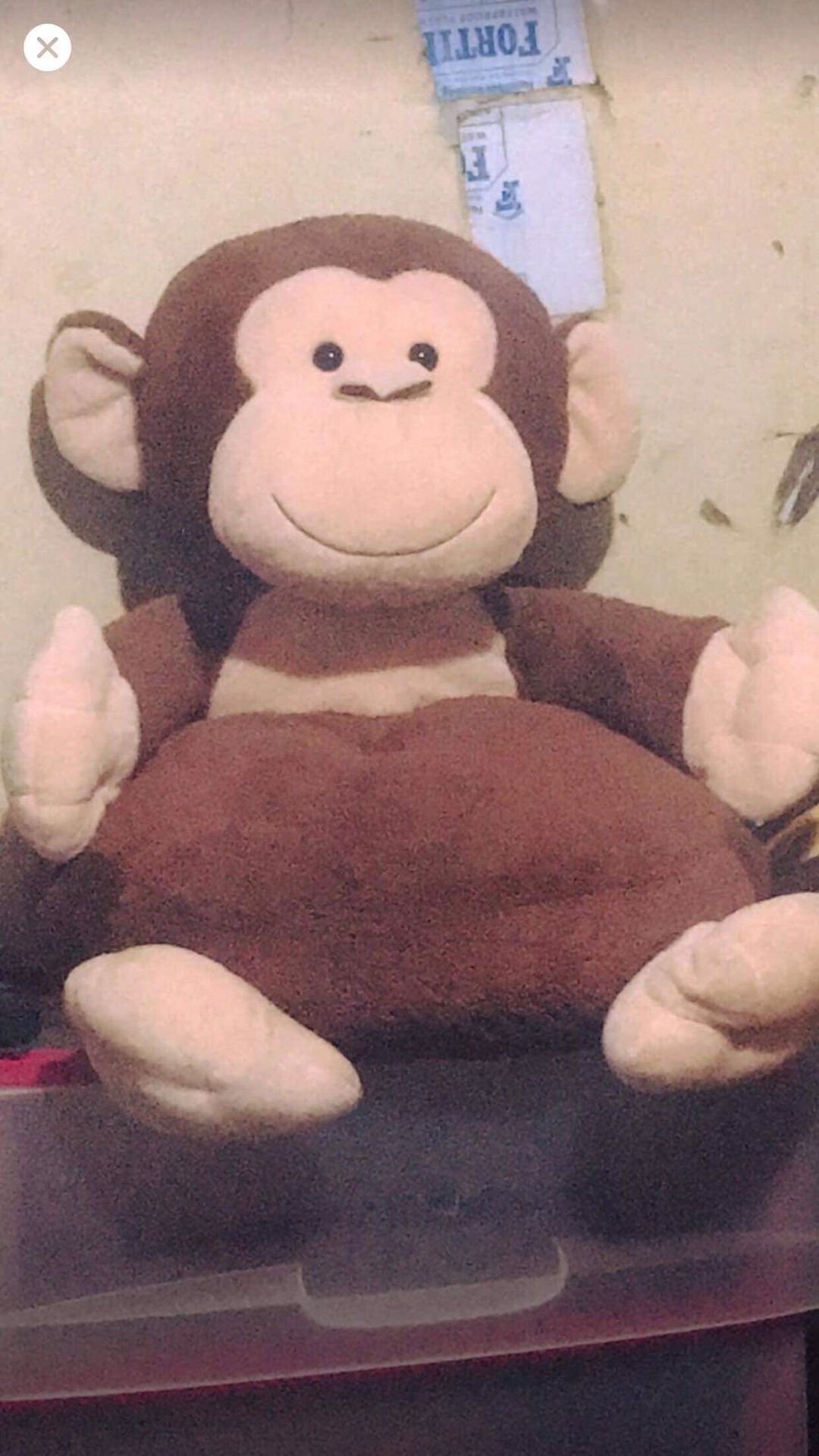 Monkey chair/pillow for kids