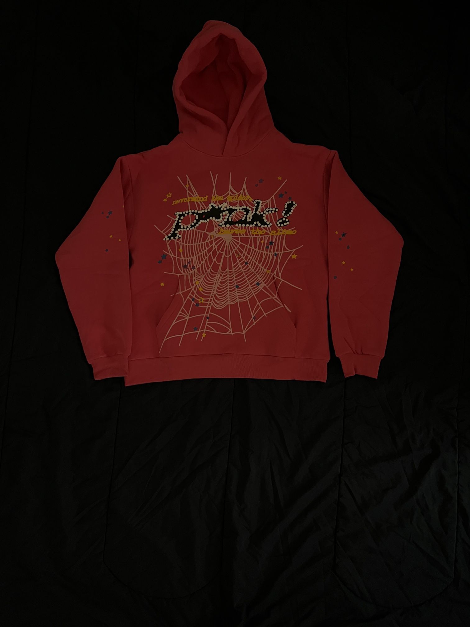 SP5DER HOODIE PINK P*NK V2 SIZE MEDUIM BRAND NEW CONDITION 