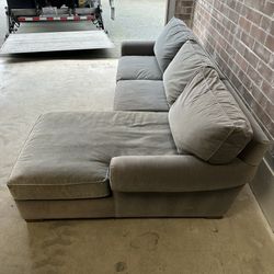 Restoration Hardware Lancaster Velvet Sofa -Delivery Available