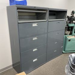 Two 5 Tier Filing Cabineta