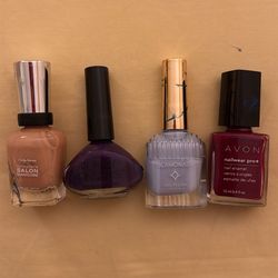 Four Nail Polishes