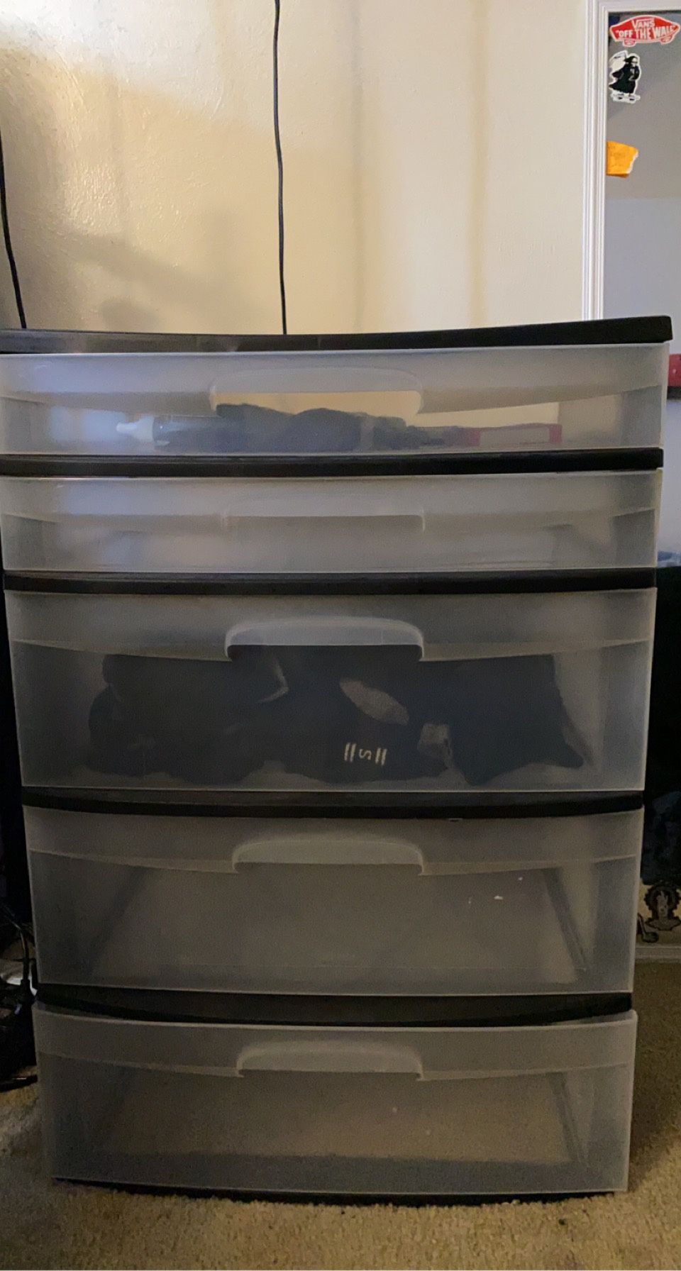 5 drawer storage container 