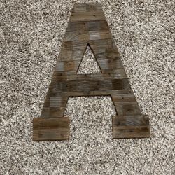 Rustic Letter D Sign 