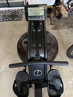 Obsidian Surge Water (Manual) Rowing Machine