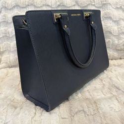 Michael Kors Navy Handbag