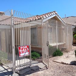Security Gate W/ Double Doors