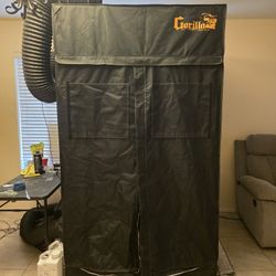 4x4x6ft Gorilla Grow Tent And LED Grow Lights And Growing Accessories.