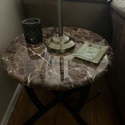Marbled Coffee table and end table