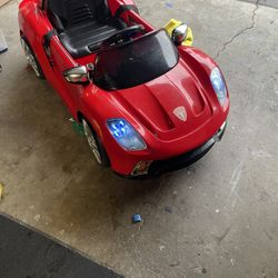 Nice Tesla Power Wheels With Charger And New Battery 