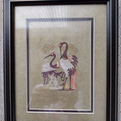 Oriental Cut-out Framed