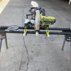 Ryobi Miter Saw With Stand 